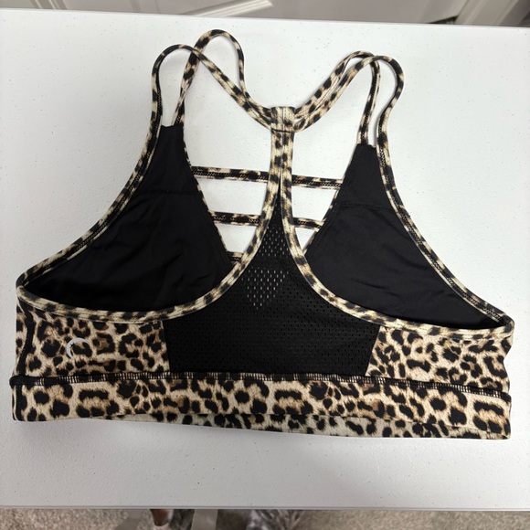 Leopard Zyia Grid Bra - Picture 2 of 5